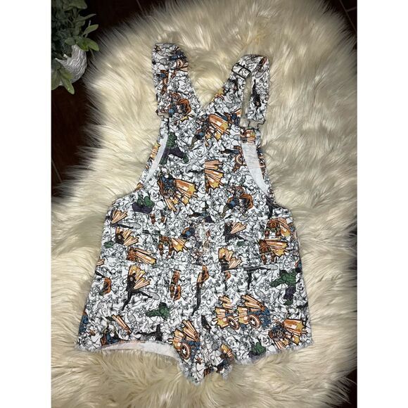 Her universe Marvel The Avengers Fringe hem denim Shortall  Sz small - Picture 7 of 12